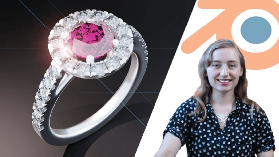 Blender Vertiefung: Grundlagen des Schmuckdesigns in 3D (Englischsprachiger Kurs)